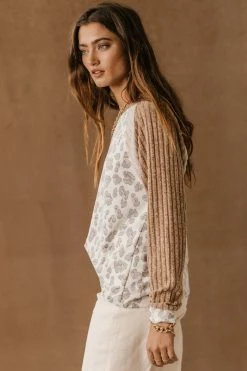 HEM&THREAD Vada Color-Block Top - FINAL SALE Sweaters