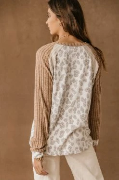 HEM&THREAD Vada Color-Block Top - FINAL SALE Sweaters