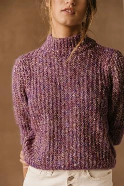 Tops Vero Moda Brie Short Sleeve Sweater In Brown