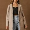 Vero Moda Joslyn Coat In Taupe