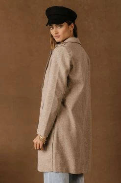 Vero Moda Joslyn Coat In Taupe