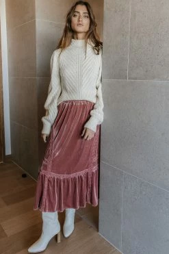 Tops Vero Moda Everleigh Sweater In Ivory - FINAL SALE