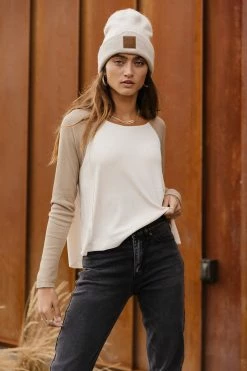 HEM&THREAD Savannah Color-Block Top Tops