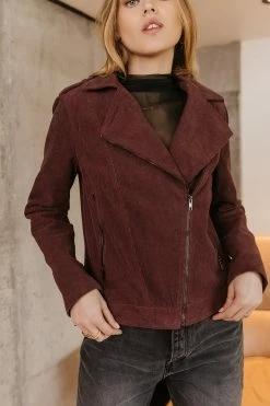 LISTICLE Hudson Corduroy Moto Jacket - FINAL SALE