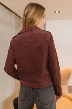 LISTICLE Hudson Corduroy Moto Jacket - FINAL SALE