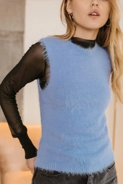 New ⭐ Sweaters Vero Moda Nadine Sweater Vest In Ivory 🎉 18 Sweaters Vero Moda Nadine Sweater Vest In Ivory