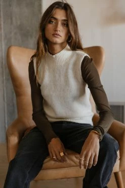 Best Sale ๐ฅฐ Vero Moda Leona Sweater Vest In Camel - FINAL SALE ๐ฅ 17 Vero Moda Leona Sweater Vest In Camel - FINAL SALE