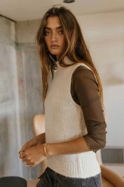 Deals ๐ฅฐ Vero Moda Leona Sweater Vest In Ivory - FINAL SALE ๐ 8 Vero Moda Leona Sweater Vest In Ivory - FINAL SALE