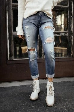 Best reviews of ✔️ KanCan Distressed Relaxed Denim - FINAL SALE ⌛ 11 KanCan Distressed Relaxed Denim - FINAL SALE