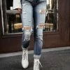 KanCan Distressed Relaxed Denim - FINAL SALE