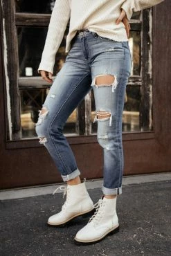 Best reviews of ✔️ KanCan Distressed Relaxed Denim - FINAL SALE ⌛ 9 KanCan Distressed Relaxed Denim - FINAL SALE