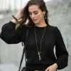 Vero Moda Annie Knit Sweater In Black - FINAL SALE