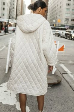 Vero Moda Donna Long Jacket In Ivory- FINAL SALE