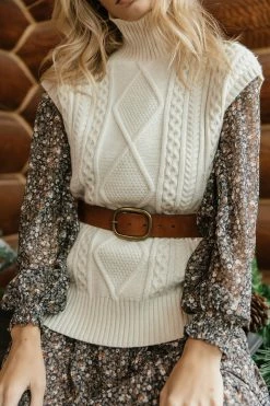 Best deal 😀 Vero Moda Viktoria High Neck Vest In Emerald Sweaters 🔥 27 Vero Moda Viktoria High Neck Vest In Emerald Sweaters