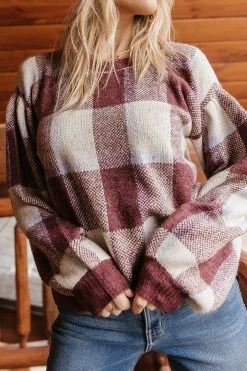 Brand new β¨ Vero Moda Lydia Sweater In Burgundy - FINAL SALE π 9 Vero Moda Lydia Sweater In Burgundy - FINAL SALE