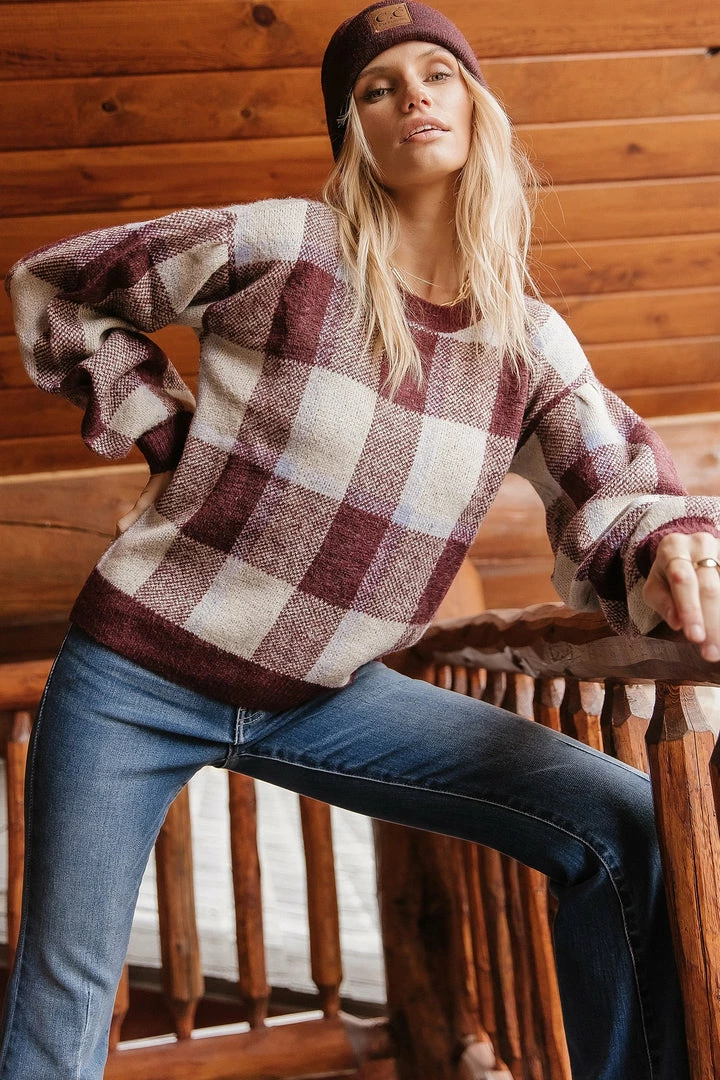 Brand new β¨ Vero Moda Lydia Sweater In Burgundy - FINAL SALE π 1 Vero Moda Lydia Sweater In Burgundy - FINAL SALE