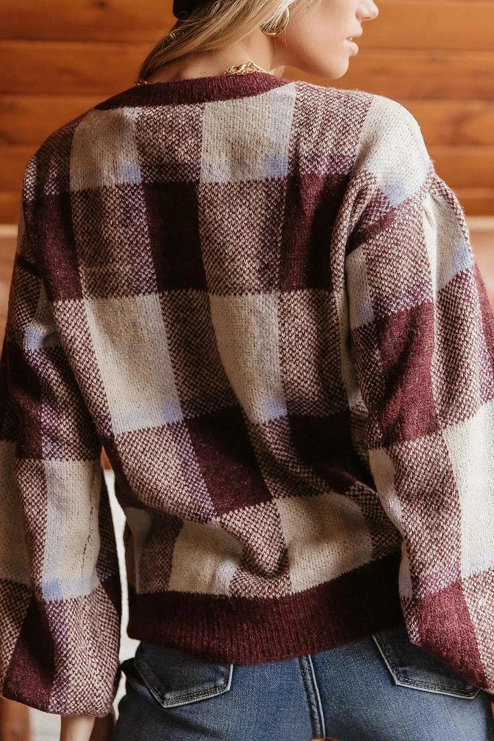 Brand new β¨ Vero Moda Lydia Sweater In Burgundy - FINAL SALE π 2 Vero Moda Lydia Sweater In Burgundy - FINAL SALE