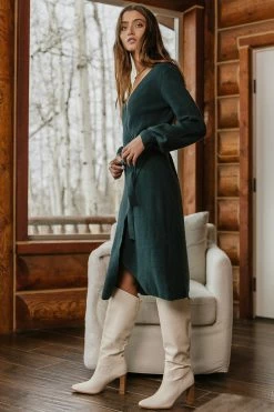 SINA Laura Wrap Midi Dress - FINAL SALE