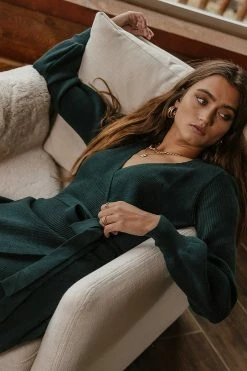 SINA Laura Wrap Midi Dress - FINAL SALE