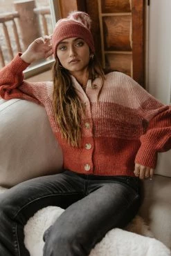 Tops Vero Moda Delaine Knitted Cardigan In Mustard