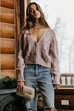 Buy π€© SINA Tamara Button Down Cardigan In Lavender - FINAL SALE π 12 SINA Tamara Button Down Cardigan In Lavender - FINAL SALE