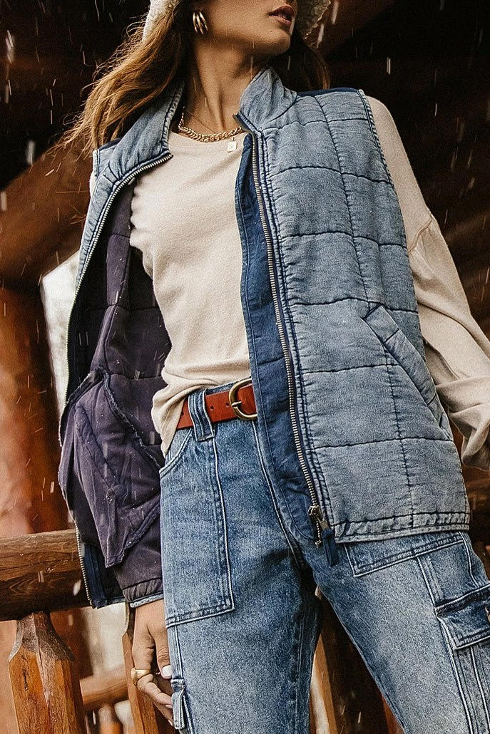 Buy ❤️ ODDI Acid Wash Quilted Vest - FINAL SALE 😍 13 ODDI Acid Wash Quilted Vest - FINAL SALE
