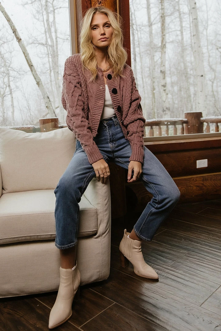 Flash Sale 🥰 SINA Winona Cable-Knit Cardigan - FINAL SALE Sweaters 🥰 3 SINA Winona Cable-Knit Cardigan - FINAL SALE Sweaters