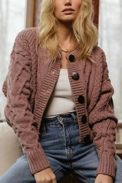 Flash Sale 🥰 SINA Winona Cable-Knit Cardigan - FINAL SALE Sweaters 🥰 31 SINA Winona Cable-Knit Cardigan - FINAL SALE Sweaters