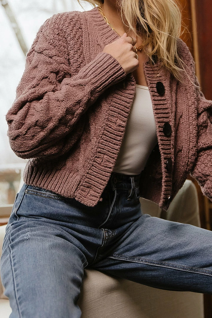 Flash Sale 🥰 SINA Winona Cable-Knit Cardigan - FINAL SALE Sweaters 🥰 25 SINA Winona Cable-Knit Cardigan - FINAL SALE Sweaters