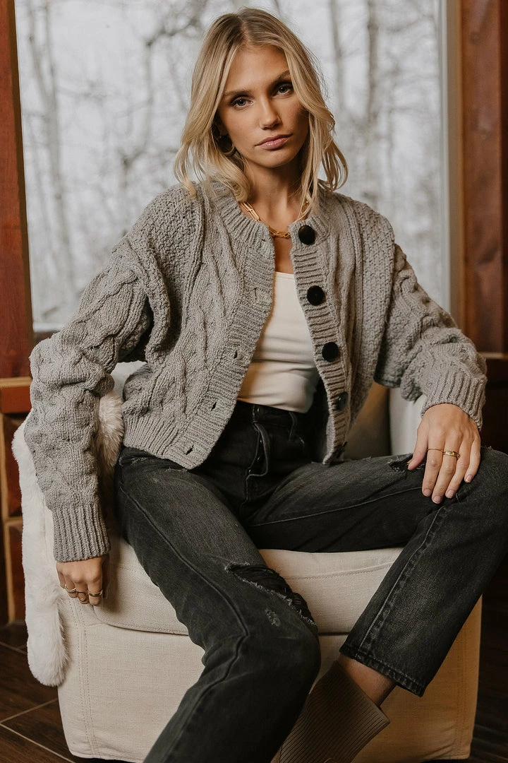 Flash Sale 🥰 SINA Winona Cable-Knit Cardigan - FINAL SALE Sweaters 🥰 15 SINA Winona Cable-Knit Cardigan - FINAL SALE Sweaters