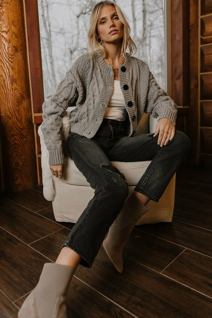 Flash Sale 🥰 SINA Winona Cable-Knit Cardigan - FINAL SALE Sweaters 🥰 1 SINA Winona Cable-Knit Cardigan - FINAL SALE Sweaters