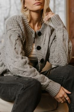 Flash Sale 🥰 SINA Winona Cable-Knit Cardigan - FINAL SALE Sweaters 🥰 42 SINA Winona Cable-Knit Cardigan - FINAL SALE Sweaters