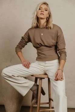 Vero Moda Callie Top In Brown - FINAL SALE