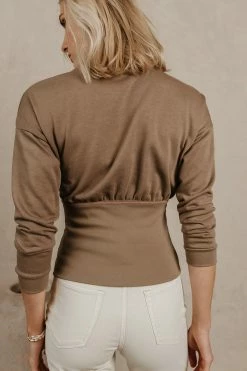 Vero Moda Callie Top In Brown - FINAL SALE