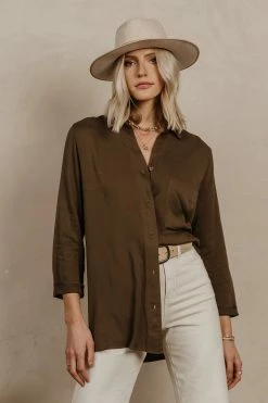 Promo ๐งจ DRESS FORUM Sheera Button Down Top In Ivory - FINAL SALE โ๏ธ 13 DRESS FORUM Sheera Button Down Top In Ivory - FINAL SALE