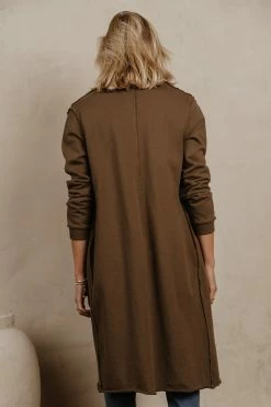 WORUI Suni Duster Cardigan In Olive - FINAL SALE