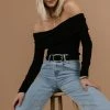 SINA Claire Top In Black - FINAL SALE