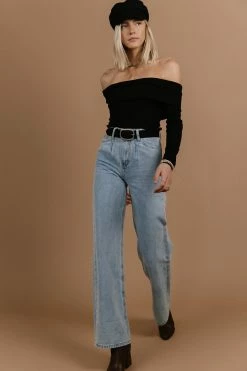 SINA Claire Top In Black - FINAL SALE