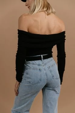 SINA Claire Top In Black - FINAL SALE