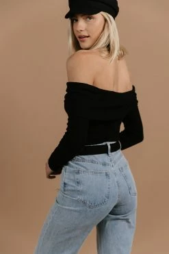 SINA Claire Top In Black - FINAL SALE