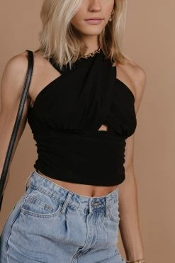 Vero Moda Morgen Crisscross Halter Top - FINAL SALE