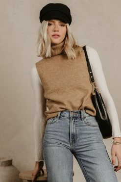 Vero Moda Lia Sweater Vest In Grey - FINAL SALE