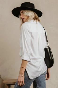 Promo ๐งจ DRESS FORUM Sheera Button Down Top In Ivory - FINAL SALE โ๏ธ 12 DRESS FORUM Sheera Button Down Top In Ivory - FINAL SALE