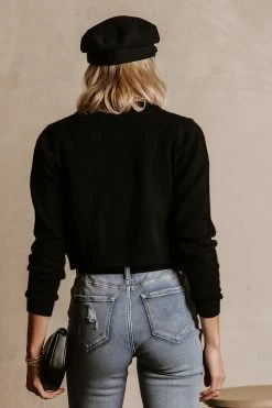 SINA Sweaters Leonie Set In Black - FINAL SALE