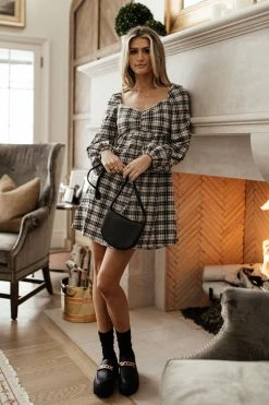 PROMESA Paloma Plaid Mini Dress - FINAL SALE