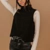 Tops Vero Moda River Sweater Vest In Black - FINAL SALE
