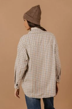 PAPER CRANE Sasha Plaid Shirt Tops