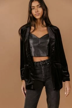 Tops Vero Moda Audrey Velvet Blazer