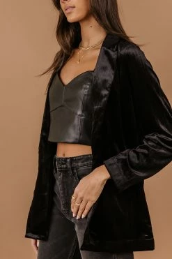Tops Vero Moda Audrey Velvet Blazer