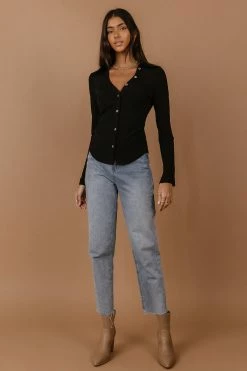 CRESCENT Lucine Button Down Top - FINAL SALE